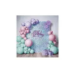 INFANTILES CAJUROMIX - Arco Decorativo Colores Pastel De 70pcs Para Cumpleaños