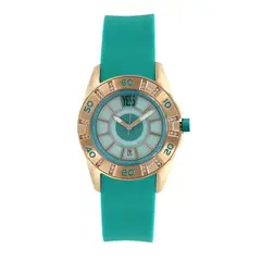 YESS - Reloj Para Mujer Color Verde Ref 2584-02