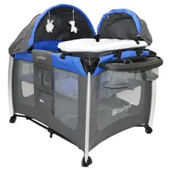 EBABY - Cuna Corral LAUREN EB730 Azul