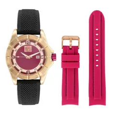 YESS - Reloj Para Dama YESS Color Fucsia Ref 2528-02
