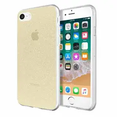 INCIPIO - Estuche Compatible iPhone 6/7/8/se 2 Dorado Escarchado
