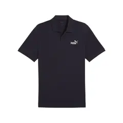 PUMA - Camiseta Polo Essentials Small No. 1 Hombre-Azul
