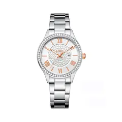 LOIX - Reloj mujer L1270-3 Plateado con tablero plateado