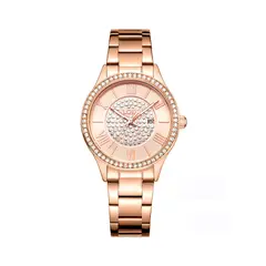 LOIX - Reloj mujer L1270-4 Oro rosa con tablero oro rosa