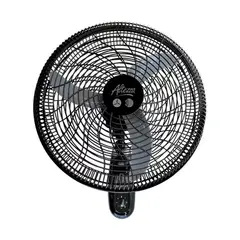 ALTEZZA - Ventilador Basic de Pared Motor a Bujes Malla plástica Negro