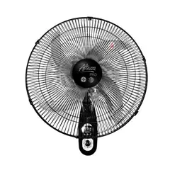 ALTEZZA - Ventilador Pro de Pared Motor a Balineras Malla Metalica Negro