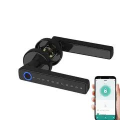 GENERICO - Cerradura Chapa Seguridad Inteligente Huella Tuya Smart