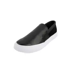MOOPY - TENIS HOMBRE CUERO NEGRO  TOMAS 02