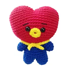 VANIDADES COLLECTIONS - Peluche Tata Bt21 Amigurumi Tata Bts