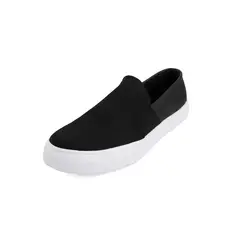 MOOPY - TENIS HOMBRE CUERO NEGRO  TOMAS 01