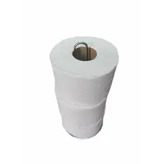 GENERICO - Soporte Base Metalico Papel Toalla Cocina Aluminio Vinipel