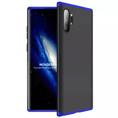 GENERICO - Funda Carcasa Estuche Protector Para Samsung Note 10 Azul Negro