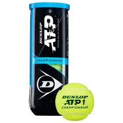 DUNLOP - Pelotas Tenis Championship Original Tubo 3 Pelotas