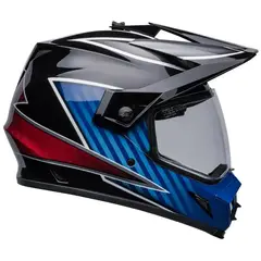 BELL - CASCO MX-9 ADVENTURE MIPS DALTON AZUL BRILLO TALLA S