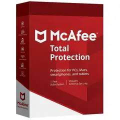 MCAFEE - Antivirus Total Protection 1 Dispositivo 1 Año