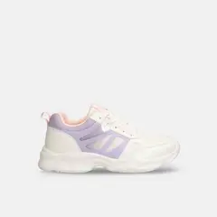 BUBBLE GUMMERS - Tenis Junior Para Niña Bubblegummers Blanco-Lila Sussan