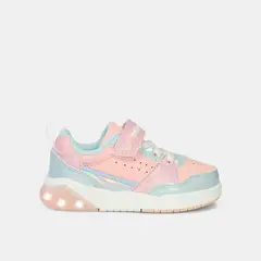 BUBBLE GUMMERS - Tenis Infantil Para Niña Bubblegummers Rosado-Multicolor Suley