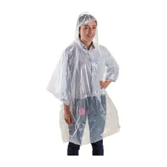 GENERICO - Capa Poncho Impermeable Adultos Unisex Lluvia En Pvc Azul