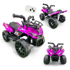 BRITOCHET - Cuatrimoto Eléctrica Niño C/Remoto Montable REF 3688 Fuscia