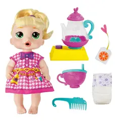 BABY ALIVE - Muñeca Fiesta de té burbujeante LaLa GooGoo