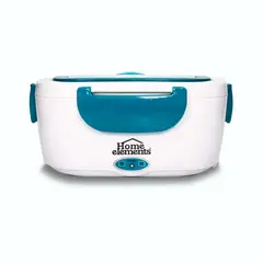 HOME ELEMENTS - Lonchera Eléctrica Color Azul Turquesa Porta Comida