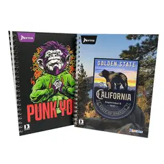 NORMA - Cuaderno Argollado - Rayado X 80 Hojas Pasta Dura