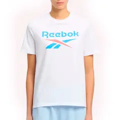 REEBOK - Camiseta Blanco Mujer Identiy Big Logo Tee