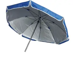 GENERICO - Parasol Doble Tela Doble Varilla Impermeable UV 2 mt Diámetro Azul Rey