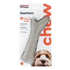 PETSTAGES - Deerhorn - Cuerno de Venado Mordedero talla L