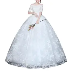 YURELKSHOP - VESTIDO NOVIA LIQUIDACION PRINCESA MANGA 34 MATRIMONIO NUEVO