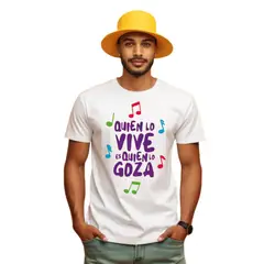OVATION - Camiseta Carnaval De Barranquilla Cuello Redondo Hombre