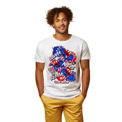 OVATION - Camiseta Carnaval De Barranquilla Cuello Redondo Hombre