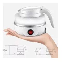 GENERICO - Cafetera Electrica Plegable Silicona Calentador Portátil