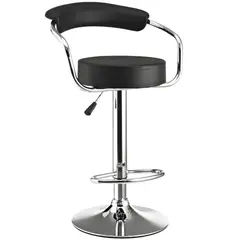 MOBLIHOUSE - Silla Bar Tipo Jinete Espaldar Tubo 2024 Tapizado De Pu