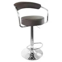 MOBLIHOUSE - Silla Bar Tipo Jinete Espaldar Tubo 2024 Tapizado De Pu