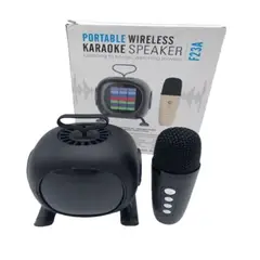 GENERICO - Mini Parlante Karaoke Inalambrico Recargable Portatil Musica