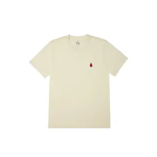 TENNIS - Camiseta crudo con bordado localizado para hombre