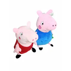 GENERICO - Pareja Personajes Serie Peppa Pig George y Peppa