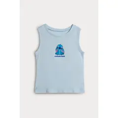 KOAJ - Camiseta manga sisa teens cuello redondo, con arte en el MUJER