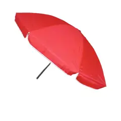 GENERICO - Parasol Doble tela Doble varilla impermeable UV 2.80 mt Diámetro rojo
