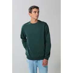 KOAJ - Buso hombro rodado cuello redondo, unicolor. Hombre