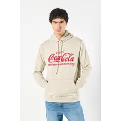 KOAJ - Buzo capota con estampado en frente de Coca-Cola Hombre