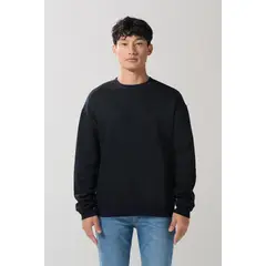 KOAJ - Buzo cuello redondo unicolor para hombre fit oversize Hombre