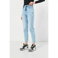 KOAJ - Jean mom fit tiro super alto MUJER