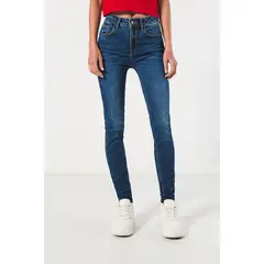 KOAJ - Jean para mujer, 5 bolsillos, tiro alto, cinco bolsillo Mujer