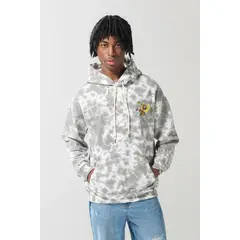 KOAJ - Buzo oversize crema tie dye con capota de Bob Esponja HOMBRE