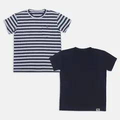 BUBBLE GUMMERS - Camisetas Pack X 2 Para Niño Bubblegummers Azul Mass X2