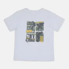 BUBBLE GUMMERS - Camiseta Para Niño Bubblegummers Crema-Verde Janel