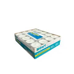 GENERICO - Juego 80 Velas Tea Light Pebetero Blancas Con Base