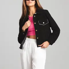 MARIO HERNANDEZ - Chaqueta Casual Zafiro Alas Noche Gamuza Gema MH